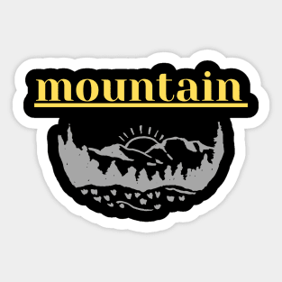 mountain Sticker